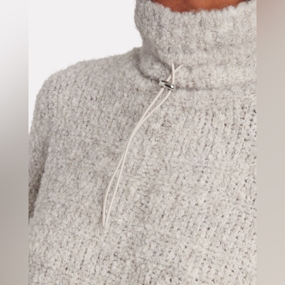 HOLZWEILER Boho Beige Barlind Oversized Turtleneck Sweater Wool Alpaca Blend S - Picture 4 of 16